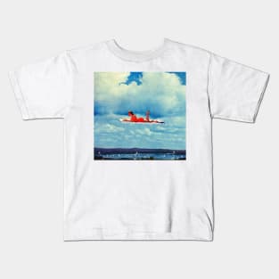 Girl in the sky Kids T-Shirt